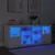 Produktbild 4 för Skänk med LED-belysning vit 163x37x67 cm