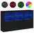 Produktbild 2 för Skänk med LED-belysning svart 181,5x37x100 cm