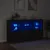 Produktbild 5 för Skänk med LED-belysning svart 181,5x37x100 cm