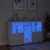 Produktbild 5 för Skänk med LED-belysning vit 162x37x100 cm