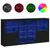 Produktbild 2 för Skänk med LED-belysning svart 202x37x100 cm