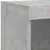 Produktbild 11 för Skänk med LED-belysning betonggrå 202x37x100 cm