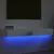 Produktbild 4 för Tv-bänkar med LED-belysning 2 st vit 60x35x15,5 cm