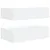 Produktbild 11 för Tv-bänkar med LED-belysning 2 st vit 60x35x15,5 cm