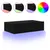 Produktbild 2 för Tv-bänk med LED-belysning svart 60x35x15,5 cm