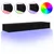 Produktbild 2 för Tv-bänkar med LED-belysning 2 st svart 60x35x15,5 cm