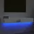 Produktbild 4 för Tv-bänkar med LED-belysning 2 st vit högglans 60x35x15,5 cm