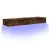 Produktbild 6 för Tv-bänkar med LED-belysning 2 st rökfärgad ek 60x35x15,5 cm