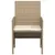 Produktbild 6 för Bistrogrupp med dynor 3 delar beige konstrotting