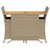 Produktbild 4 för Bistrogrupp med dynor 3 delar beige konstrotting