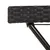 Produktbild 9 för Hopfällbart brickbord svart 65x40x75 cm konstrotting