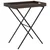 Produktbild 2 för Hopfällbart brickbord brun 65x40x75 cm konstrotting