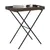 Produktbild 4 för Hopfällbart brickbord brun 65x40x75 cm konstrotting