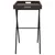 Produktbild 6 för Hopfällbart brickbord brun 65x40x75 cm konstrotting