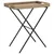 Produktbild 2 för Hopfällbart brickbord beige 65x40x75 cm konstrotting