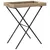 Produktbild 7 för Hopfällbart brickbord beige 65x40x75 cm konstrotting