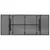 Produktbild 7 för Trädgårdsbord med glasskiva svart 190x80x74 cm konstrotting