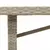 Produktbild 9 för Trädgårdsbord med glasskiva ljusgrå 190x80x74 cm konstrotting
