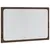 Produktbild 3 för Badrumsspegel med LED brun ek 60x8,5x38 cm konstruerat trä