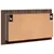 Produktbild 9 för Spegelskåp med LED brun ek 80x12x45 cm akryl