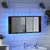 Produktbild 4 för Spegelskåp med LED rökfärgad ek 100x12x45 cm