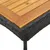 Produktbild 8 för Trädgårdsbord med akaciaträ svart 80x80x75 cm konstrotting