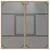 Produktbild 7 för Trädgårdsbord med glasskiva beige 80x80x75 cm konstrotting
