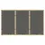 Produktbild 7 för Trädgårdsbord med glasskiva beige 150x90x75 cm konstrotting