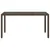 Produktbild 4 för Trädgårdsbord med glasskiva brun 150x90x75 cm konstrotting