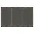Produktbild 7 för Trädgårdsbord med glasskiva brun 150x90x75 cm konstrotting
