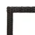 Produktbild 9 för Trädgårdsbord med glasskiva svart 190x90x75 cm konstrotting