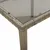 Produktbild 8 för Trädgårdsbord med glasskiva grå 190x90x75 cm konstrotting