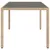 Produktbild 5 för Trädgårdsbord med glasskiva beige 190x90x75 cm konstrotting