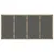 Produktbild 7 för Trädgårdsbord med glasskiva beige 190x90x75 cm konstrotting