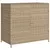 Produktbild 2 för Trädgårdsskåp beige 83x45x76 cm konstrotting