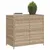 Produktbild 4 för Trädgårdsskåp beige 83x45x76 cm konstrotting