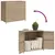 Produktbild 8 för Trädgårdsskåp beige 83x45x76 cm konstrotting