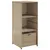 Produktbild 2 för Trädgårdsskåp beige 50x55x115 cm konstrotting