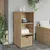 Produktbild 3 för Trädgårdsskåp beige 50x55x115 cm konstrotting