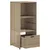 Produktbild 6 för Trädgårdsskåp beige 50x55x115 cm konstrotting