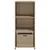 Produktbild 7 för Trädgårdsskåp beige 50x55x115 cm konstrotting