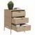 Produktbild 4 för Trädgårdsskåp beige 55x59x80 cm konstrotting