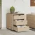 Produktbild 3 för Trädgårdsskåp beige 55x59x69 cm konstrotting
