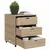 Produktbild 4 för Trädgårdsskåp beige 55x59x69 cm konstrotting