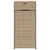 Produktbild 6 för Trädgårdsskåp beige 55x55x111 cm konstrotting
