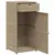 Produktbild 7 för Trädgårdsskåp beige 55x55x111 cm konstrotting