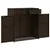 Produktbild 7 för Trädgårdsskåp brun 105x55x113 cm konstrotting