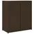 Produktbild 9 för Trädgårdsskåp brun 105x55x113 cm konstrotting