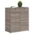 Produktbild 5 för Trädgårdsskåp grå 105x55x113 cm konstrotting