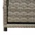 Produktbild 12 för Trädgårdsskåp grå 110x55x60,5 cm konstrotting